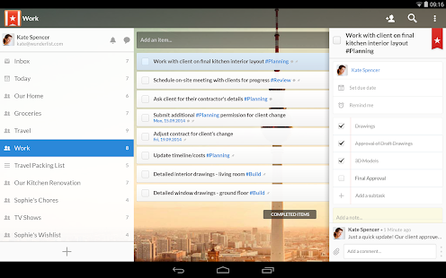 Wunderlist for Education - screenshot thumbnail