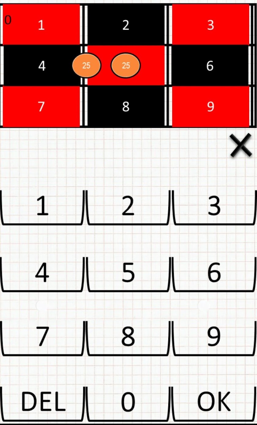 Casino Table Test Screen 2