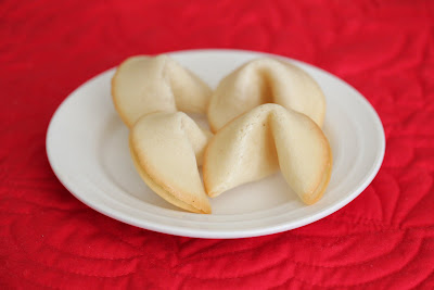 photo of four Fortune Cookies on a plate
