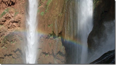 arcobaleno alle cascate di Ouzoud