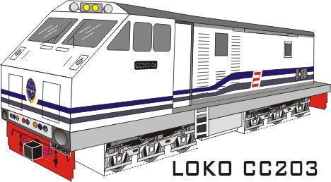 Kereta Kertas Origami CC203