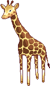 gif de girafa