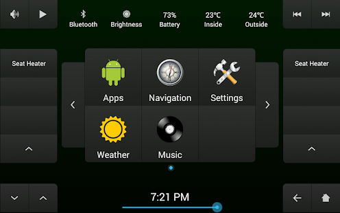 Android application AutoSense screenshot