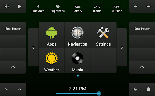 Android application AutoSense screenshort