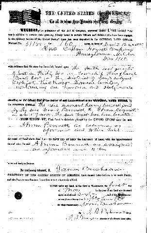 [Bennett Abram - David BLM Land Warrant Doniphan Co Kansas 1 May 1860b[9].jpg]