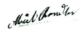 Chandler Abiel signature