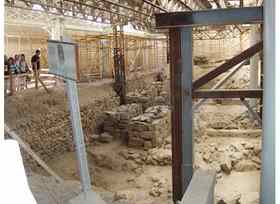 Akrotiri archeological site, Santorini