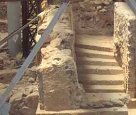 Stairs at Akrotiri