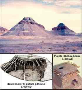 The arid climate of the American Southwest influenced the development of its indigenous architecture