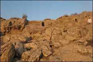 The ossuaries were found hewn out of rocks