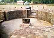 The large Buddhist complex excavated at Boxanagar in West Tripura
