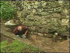 The building was discovered when exploratory pits were dug