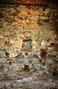 The murals that exist only in flakes at the Veetrirunda Perumal temple, Veppathur