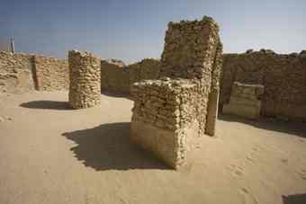 High seat in the ancient Dilmun temple of Saar