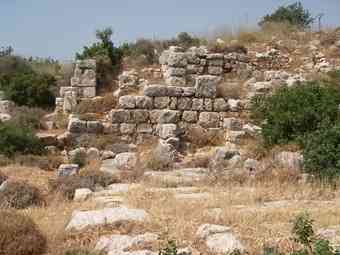 Ruins of temple complex of Ashtart at Umm el-Amed, Lebanon