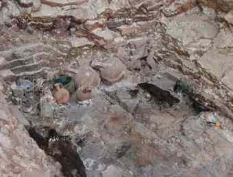 The ancient Thracian graves discovered near Chernogorovo, in southern Bulgaria