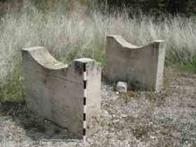 Concrete foundations in the remote Canadian Riding Mountain National Park are some of the last visual reminders of what used to be a bustling World War II prisoner of war camp in Manitoba, Canada. 