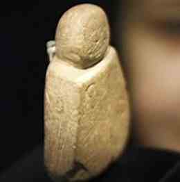 The Neolithic idol found on the Orkney islands