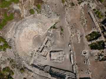 Aerial photo of ancient Rhofiapolis
