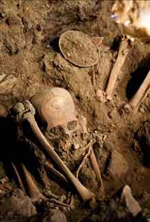 Human bones found buried in Teotihuacan