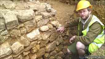 This could be the foundation to a two-storey building.