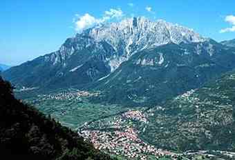 Panorama from Paspardo over the Concarena mountain 