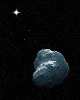 An artist's impression of Trans-Neptunian Object, like Pluto. 
