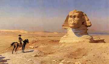 Napoleon at the Sphinx in 1798