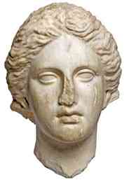 Head of Apollo, Hellenistic period, 310-30 BC, marble