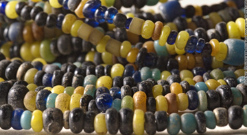 The beads found by archaeologists are believed to date  from AD 1220 to AD 1290.