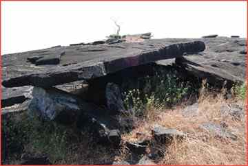Ruins of destroyed Dolmens, Moodabidri