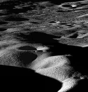 A picture of Cabeus crater taken by NASA's Lunar Reconnaissance Orbiter [Image courtesy NASA]