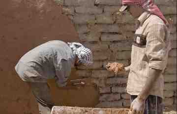 Restoration work at the Royal Palace of Qatna