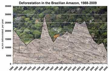 Deforestation in the Brazilian Amazon, 1988-2009