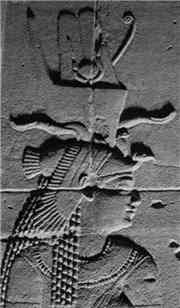 Queen Arsinoë II in the Philae temple, Aswan, Egypt. (Credit: Photo by Maria Nilsson)