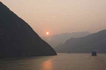 The Three Gorges Dam Reservoir.