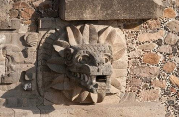 A jaguar sculpture a the city of Teotihuacan, about 25 to 30 miles northeast of Mexico City. [Photo: Dmitry Rukhlenko / Shutterstock]