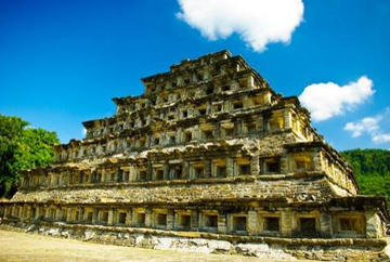 The Pyramid of the Niches at El Tajin is known for its 365 