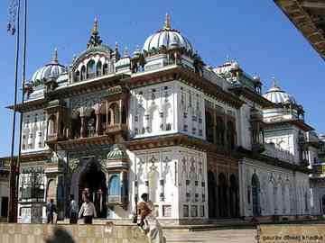Ram Janaki Temple at Janakpur, Nepal.