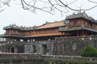 The Hue royal palace.