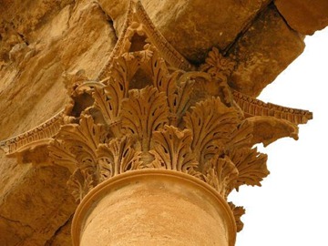 Corinthian Column in the Temple's Portico.