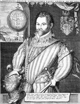 In the 1570s, Drake battled Spain's ships and raided Spanish-run ports in the Caribbean, then returned to England with jewels, precious metals, coins and exotic spices, drawing a knighthood from Queen Elizabeth in 1581. The Mariners' Museum 