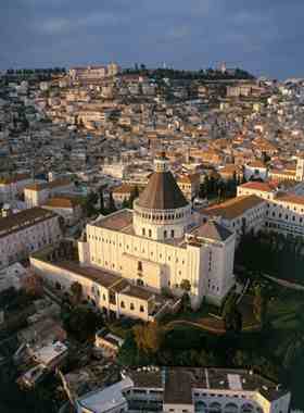 The Basilica of the Annunciation, in Nazareth, where Jesus spent his childhood  