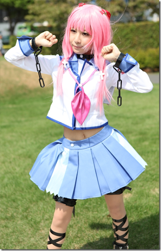 angel beats! cosplay - yui from comiket 2010