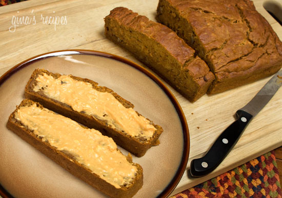 This Fall pumpkin banana bread is basically my Banana Nut Bread recipe which is a deliciously moist bread and I improvised it with the pumpkin and spices.