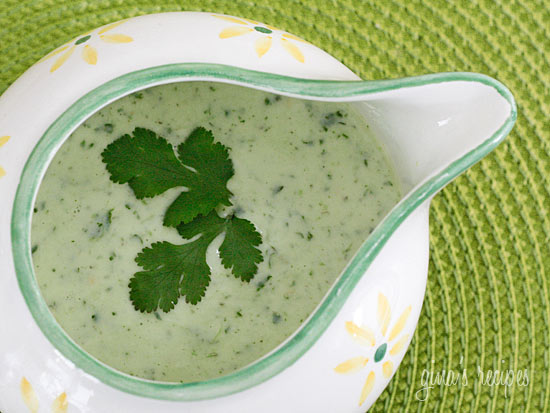 This seriously addicting light dressing is the perfect topping on any salad or even great as a dip. Not a fan of cilantro? No worries, this dressing has so much flavor without, leave it out and add some fresh parsley instead.