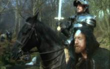Nigel Terry as Arthur and Nicol Williamson as Merlin in "Excalibur"