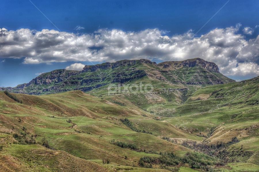 Between Nottingham Rd and Underberg by Neil Brown - Landscapes Mountains & Hills