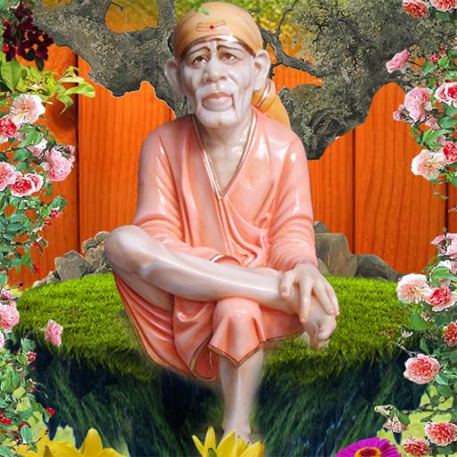 Divine Saibaba in the Garden