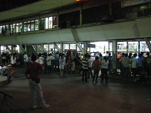 outside the waiting area of the Ninoy Aquino International Airport
